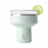 REDUCE Saltini front view showing insulated cocktail glass and lid keeps drinks cold