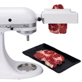 Reikame front view of tenderizer attachment showing robust build and easy mount