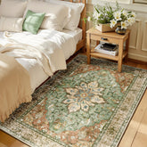 RELEANY front view showing brick brown green pattern and welcoming warmth
