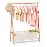 Relquorax front view of bamboo rack showing organized storage benefit