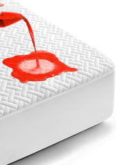 Renvix front packaging showing queen size protector and benefits