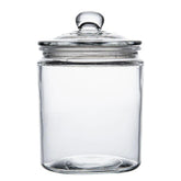 Restaurantware Vetri front view showing clear glass and knob, highlights tidy storage