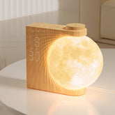 RETEYUNG front view showing moon lamp and alarm clock for peaceful mornings