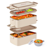 Rezicom front view with locked lid showing secure closure and portability
