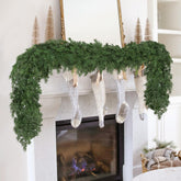 RHTRJ cedar garland full length view showing lush coverage and drape