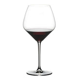 Riedel Extreme front view showing elegant diamond-shaped bowl and stem benefit presentation