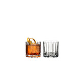 Riedel rocks glass front view showing clean lines and professional look