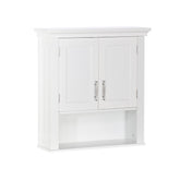RiverRidge front view of white two-door cabinet showing clean lines and storage