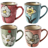 rockgoldbug red mug front view shows vibrant pattern and everyday charm