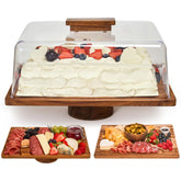 RosiRoli front view with dome showing elegant presentation and food protection
