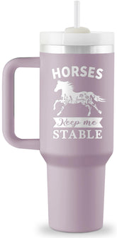 ROSTANTEN tumbler front artwork showing vivid horse design and durable finish