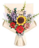 rowood front packaging showing the wooden flower kit and gift-ready appeal