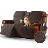 Ruaozz front view loveseat cover shows full protection and neat fit