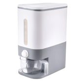Rubtlamp gray front view showing container and lid, organized storage benefit