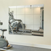 Ruomeng front view of 12 mirror tiles showing modular coverage and clarity