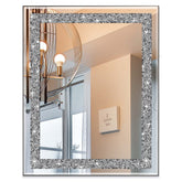 Ruomeng mirror front view showing clean rectangular design and sparkle