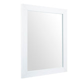 Ruomeng front view white frame showing clean modern look and easy installation benefit