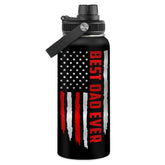 SANDJEST bottle front packaging showing Best Dad Ever design and gift appeal
