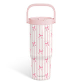 SANDJEST front view showing tumbler design and brand for stylish hydration