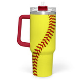 SANDJEST front view showing 40oz capacity and sports design benefit easy hydration