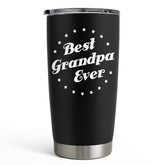 SANDJEST front view showing Best Grandpa Ever design and durable finish for gifting