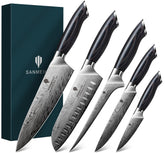 SANMEIHO front view of full 5-piece set showcasing complete kit benefit
