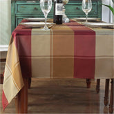 SASTYBALE front view showing red checkered tablecloth adds classic style