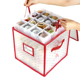 Sattiyrch front view of clear plastic box showing stackable protection