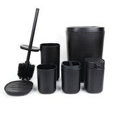 SAUMONIERES front view of full six-piece set showing cohesive design and organization