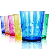 SCANDINOVIA front view of 13oz tumbler set showing vibrant colors and clarity benefit