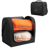 SCAVATA hat bag front closed showcasing compact protective storage benefit