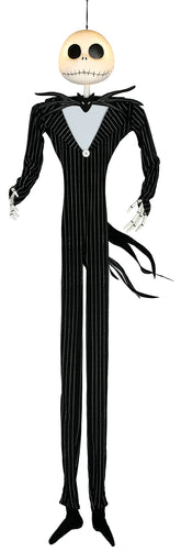 Seasons Jack Skellington front view showing full 6-foot height and presence