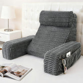 Selectico front view of pillow showing modern design and support