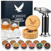 Semderm front packaging showing complete smoker kit and accessories for gifting