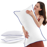SEMZSOM king pillows front view showing clean hotel-style look and comfort