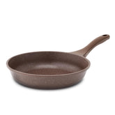 SENSARTE 9.5-inch toffee brown front view showing compact skillet benefit