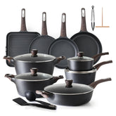 SENSARTE full cookware set front view showing all 26 pieces and organization benefit
