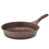 SENSARTE front view skillet showing toffee brown finish and even cooking surface benefit