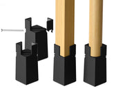 Sephyroth front view of four risers showing robust build and 4-inch lift benefit