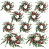 Serlvan front packaging showing ten candle rings and festive design benefits