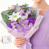 Serwalin front view packaged bouquet showing lasting decorative appeal