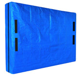 SGPAC front view of full mattress cover showing durable protection