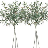 SHACOS front view of six long olive branches showcasing full set and height benefit