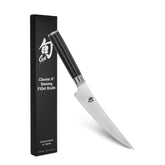 Shun Classic front view showing blade and handle for precise cuts