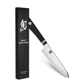 Shun Sora 6-inch front view showing blade and handle for precise control