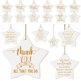 Sieral front packaging showing full 24-piece star ornament set and convenience