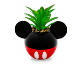 Silver Buffalo front view showing Mickey Mouse planter and charm