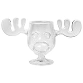 Silver Buffalo moose head front view showing sculpted design and festive appeal
