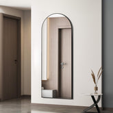 Simple Deluxe front view showing full arched mirror and clear reflection benefit