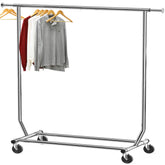 Simple Houseware front view showing chrome rack and professional storage benefit